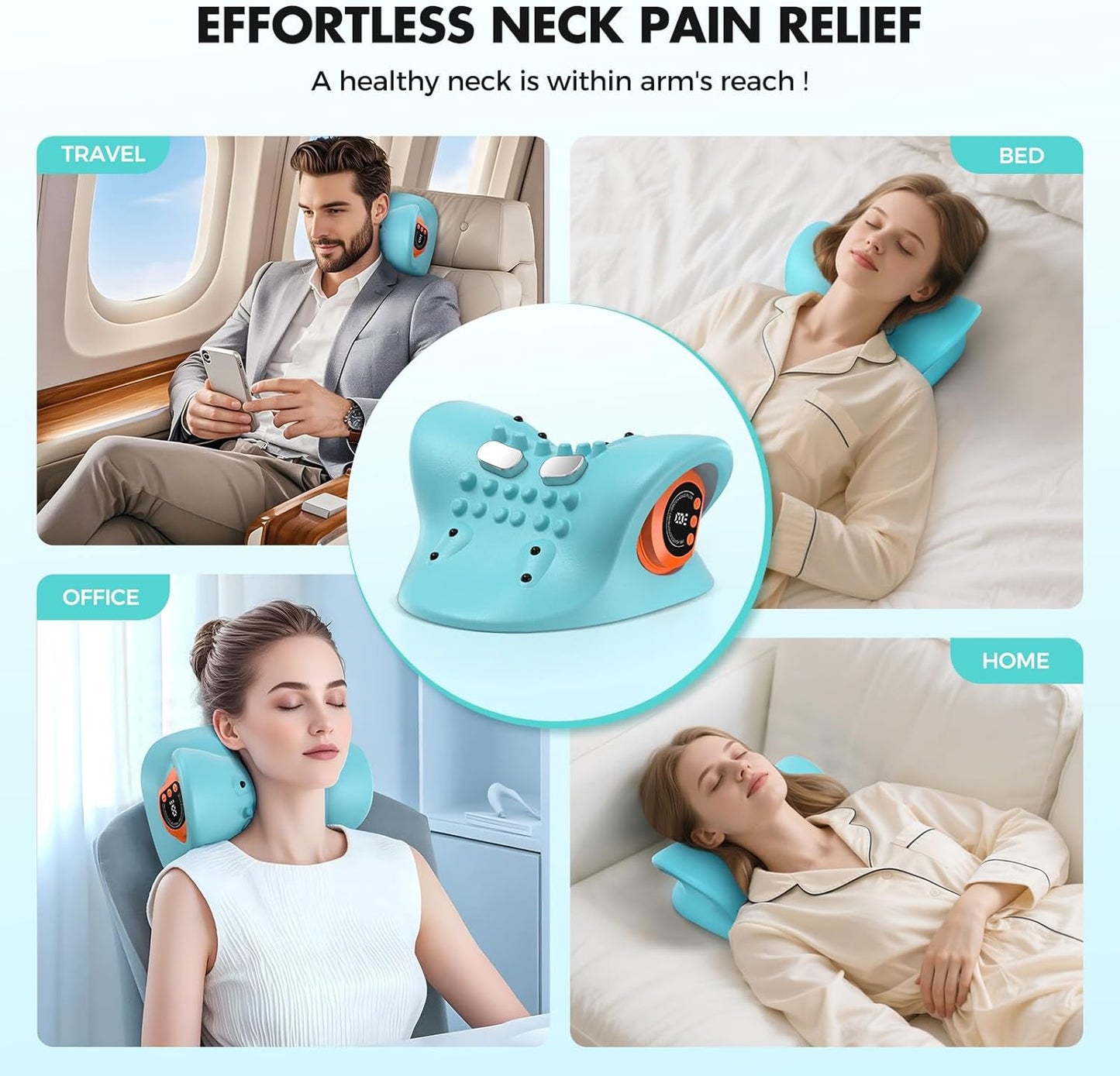 Zenvana™ 3-in-1 Neck Massager Pillow